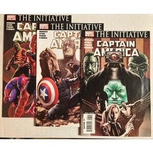 Captain America: The Initiative No. 26, 27, 28 (2007) Marvel Comic Book Set